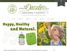 Tablet Screenshot of greendazzlebaby.com